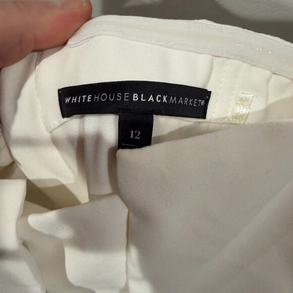 White House Black Market Draped Strapless Bustier Top Size 12 - Picture 4 of 6